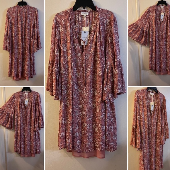 Lucky Brand Dresses & Skirts - Lucky Brand Bell Sleeve Dress